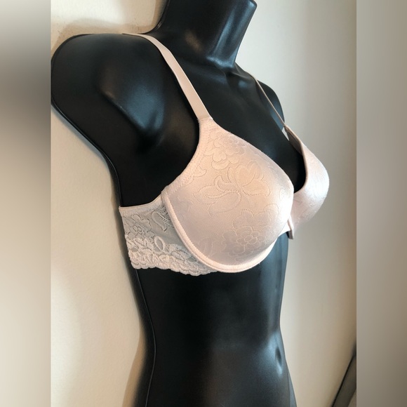 NWOT Wacoal Lace Underwire Bra in Blush Pink Size 32D - Picture 2 of 5